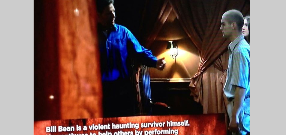 Photo promo from my appearance in the Discovery Channel Series A Haunting.